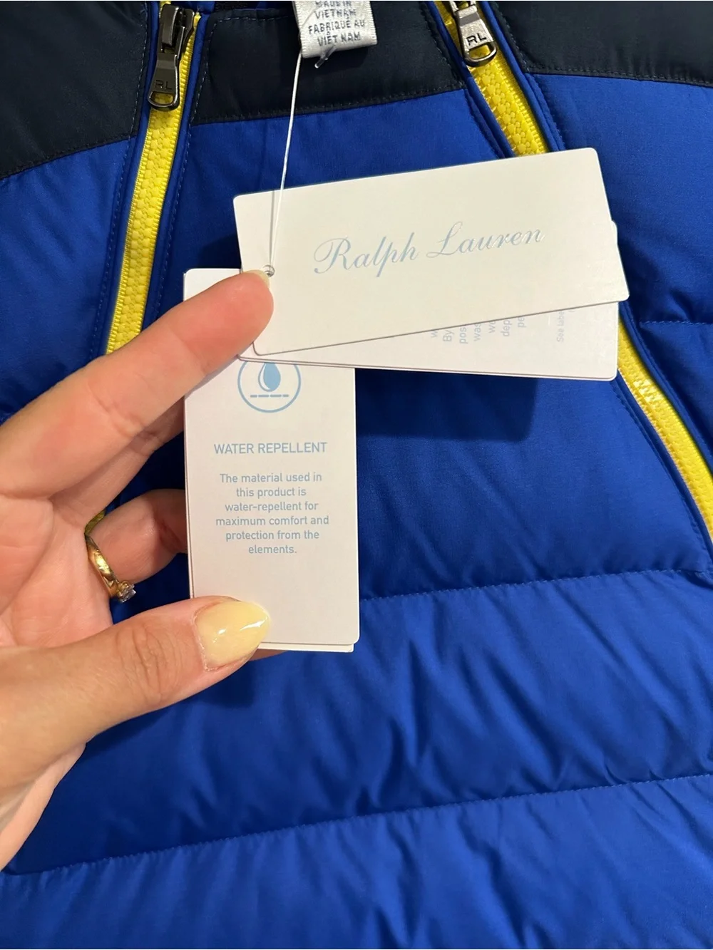 NWT Ralph Lauren Baby One-Piece Snowsuit Bunting with Mittens and Booties 3M